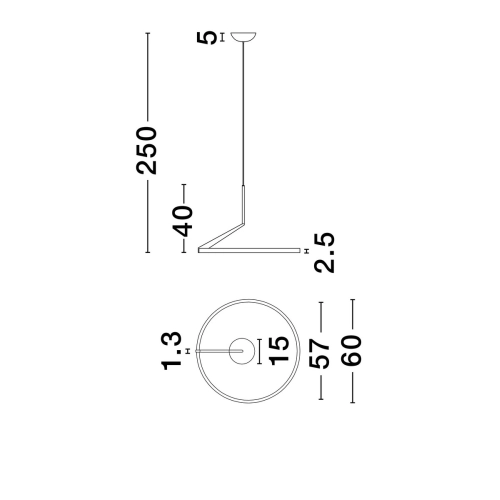 Závěsné LED svítidlo NOVA LUCE TILIA 31W 2700-3000-4000K 9088138 stmívatelné Triac (obrázek 6)