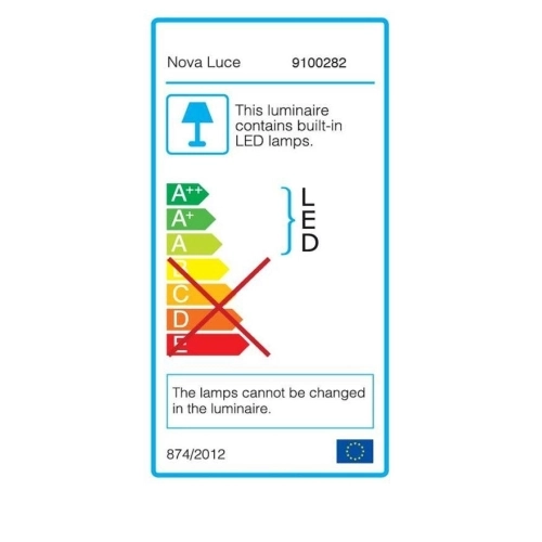 Závěsné LED svítidlo NOVA LUCE NARVI 50W 3000K 9100282 stmívatelné Triac (obrázek 9)