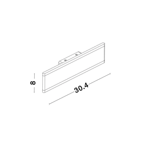 Nástěnné LED svítidlo NOVA LUCE LINE 2x8W 3000K 9115908 (obrázek 6)
