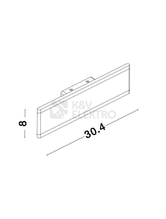 Obrázek produktu Nástěnné LED svítidlo NOVA LUCE LINE 2x8W 3000K 9115908 5