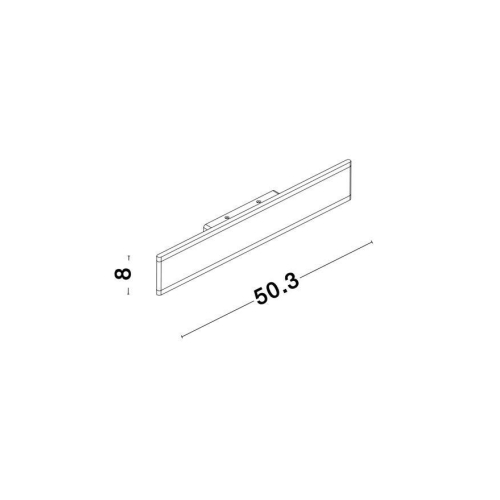 Nástěnné LED svítidlo NOVA LUCE LINE 2x12W 3000K 9115912