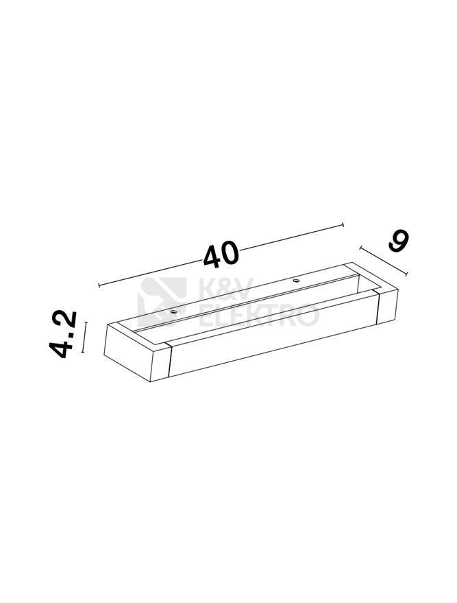 Obrázek produktu Nástěnné LED svítidlo NOVA LUCE LINE 12W 3000K 9117312 7