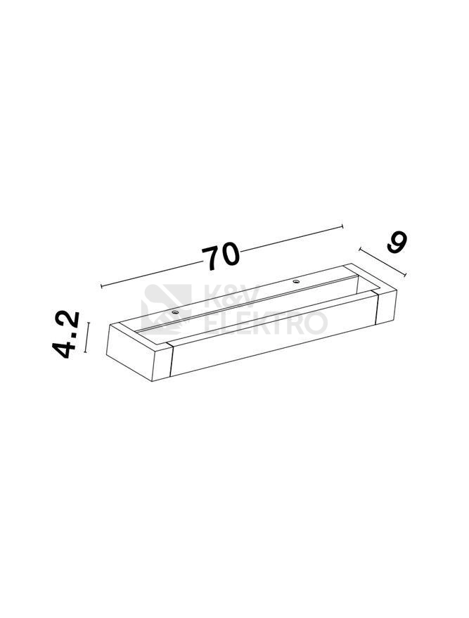 Obrázek produktu Nástěnné LED svítidlo NOVA LUCE LINE 20W 3000K 9117320 11