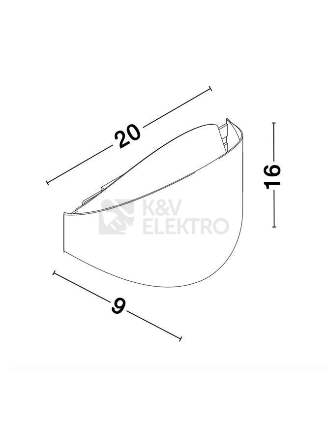 Obrázek produktu Nástěnné LED svítidlo NOVA LUCE ASTRID 12W 3000K 9128312 7