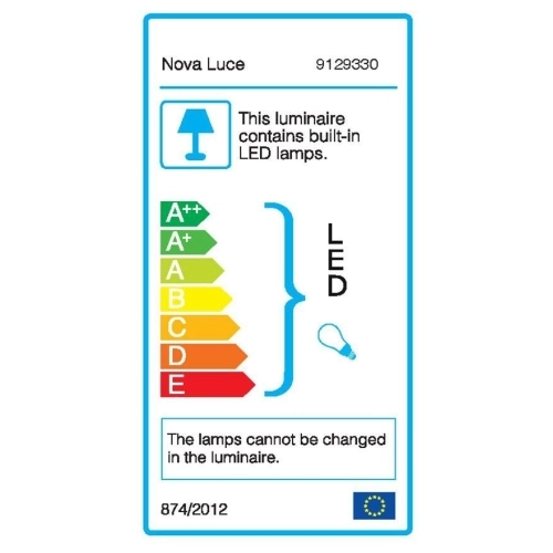 Nástěnné svítidlo NOVA LUCE SAGE E27 + LED na čtení 3000K 9129330 bez žárovky (obrázek 3)