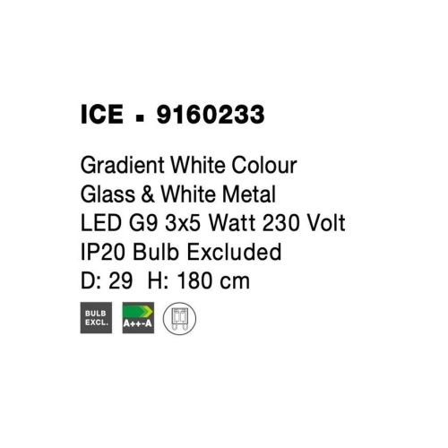 Závěsné svítidlo NOVA LUCE ICE G9 9160233 bez žárovky (obrázek 6)
