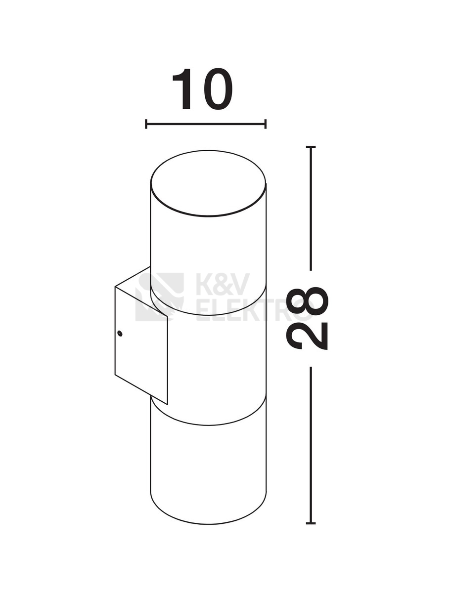 Obrázek produktu Nástěnné LED svítidlo NOVA LUCE PAUL 10W 3000K IP65 9176106 5