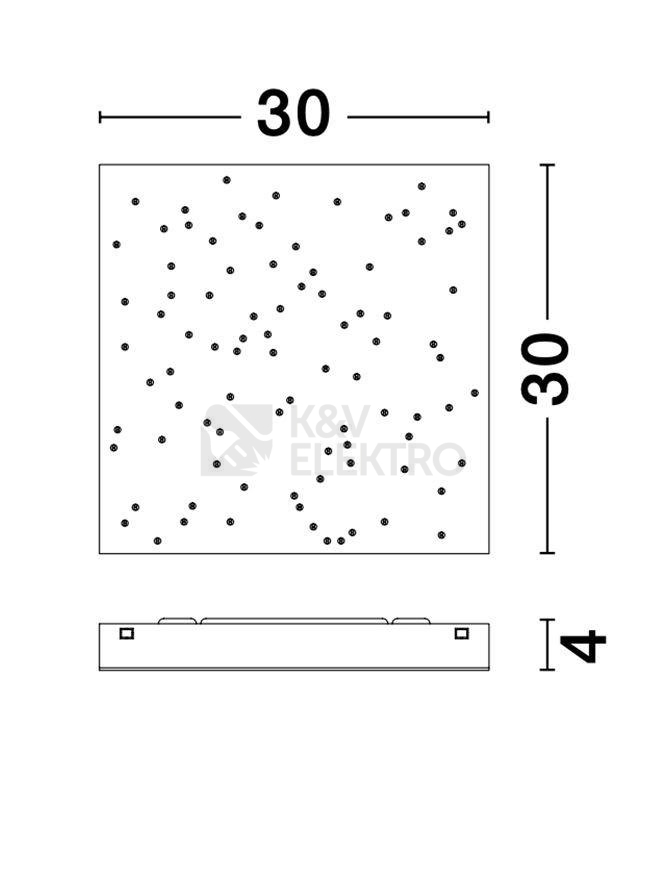 Obrázek produktu Stropní LED svítidlo NOVA LUCE CIELO 8W 3000-4000K 9180381 stmívatelné Triac 9