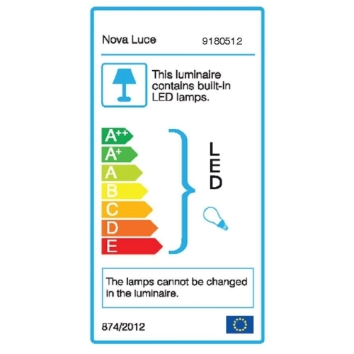 Nástěnné svítidlo NOVA LUCE YAMA E27 + LED na čtení 3000K 9180512 bez žárovky (obrázek 8)