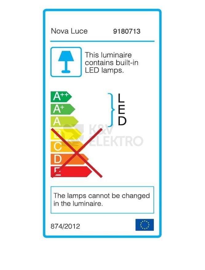 Obrázek produktu Stropní LED svítidlo NOVA LUCE RACCIO 50W 3000K 9180713 stmívatelné Triac 7