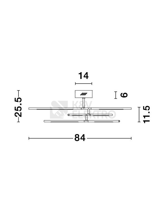 Obrázek produktu Stropní LED svítidlo NOVA LUCE RACCIO 32W 3000K 9180761 stmívatelné Triac 7