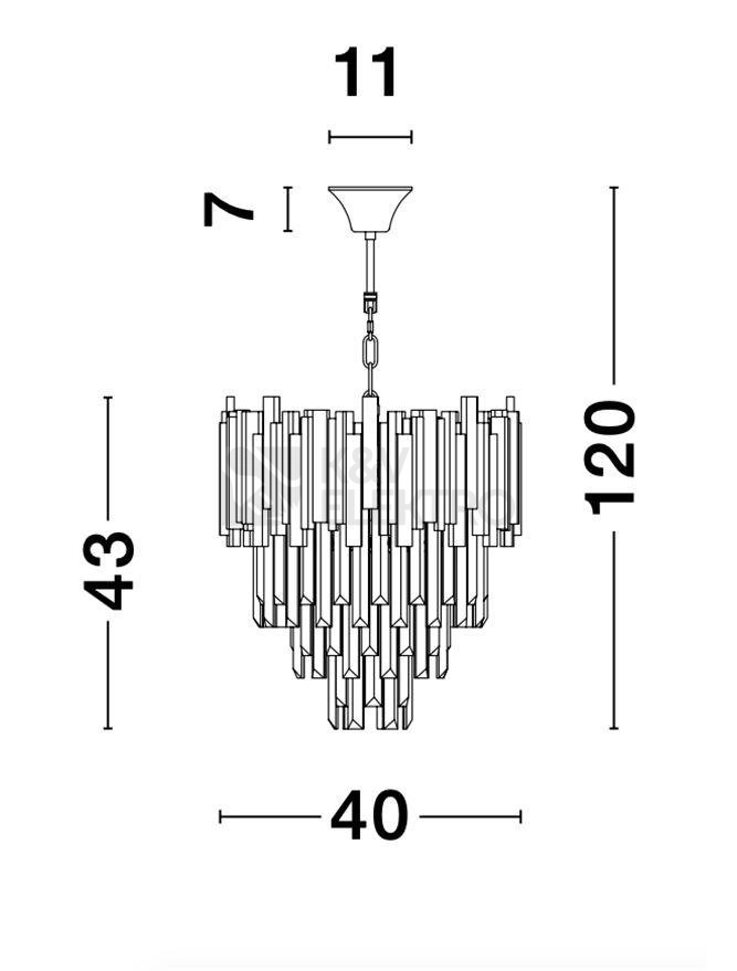 Obrázek produktu Závěsné svítidlo NOVA LUCE GRANE E14 9181100 bez žárovky 4