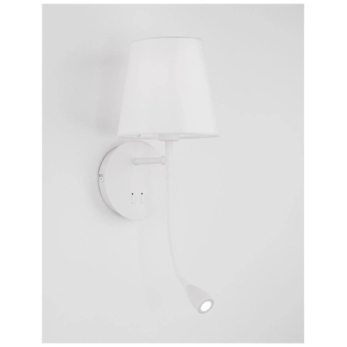 Nástěnné svítidlo NOVA LUCE NIA E27 + LED na čtení 3000K 9182371 bez žárovky (obrázek 6)