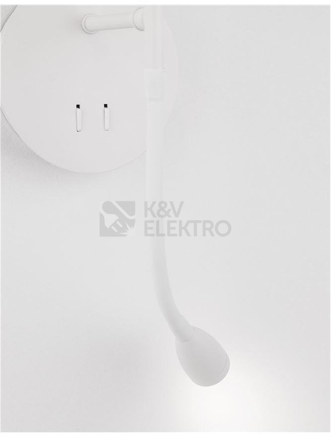 Obrázek produktu Nástěnné svítidlo NOVA LUCE NIA E27 + LED na čtení 3000K 9182371 bez žárovky 7