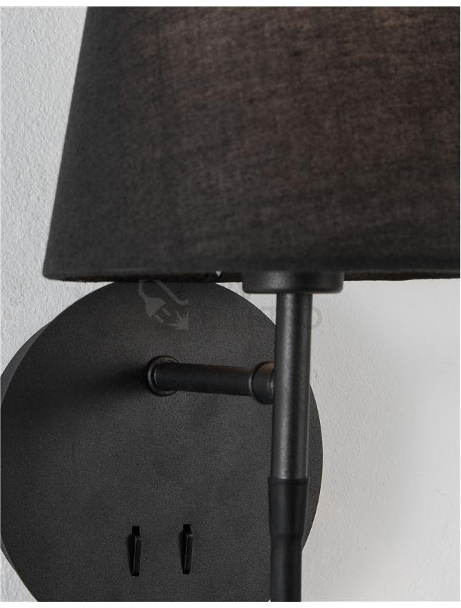 Obrázek produktu Nástěnné svítidlo NOVA LUCE NIA E27 + LED na čtení 3000K 9182372 bez žárovky 3
