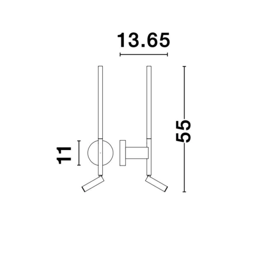 Nástěnné LED svítidlo NOVA LUCE HANDY 9W 3000K 9182811 (obrázek 5)