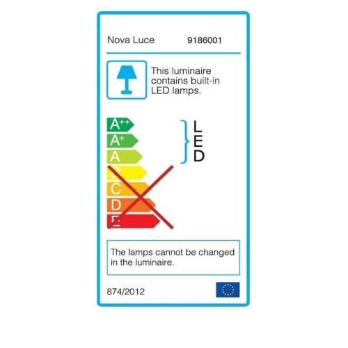 Závěsné LED svítidlo NOVA LUCE SOLE 21,6W 3000K 9186001 (obrázek 3)