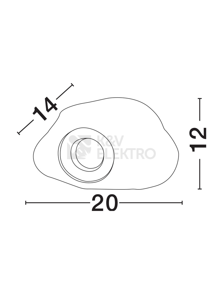 Obrázek produktu Venkovní dekorativní svítidlo NOVA LUCE SOFT GU10 10W IP65 9186183 bez žárovky 5
