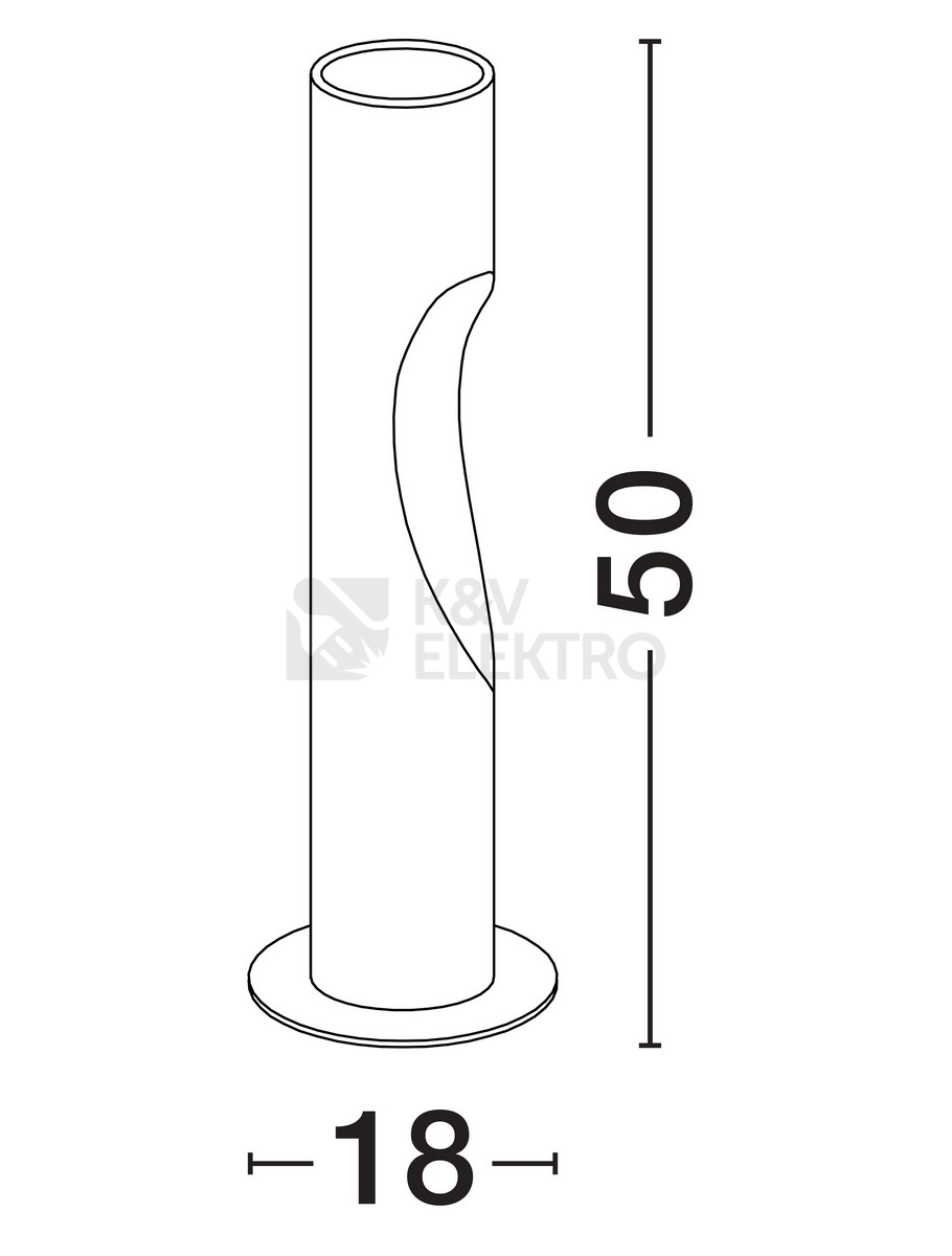Obrázek produktu Sloupkové LED svítidlo NOVA LUCE NODINO 6W 3000K IP65 9186705 4