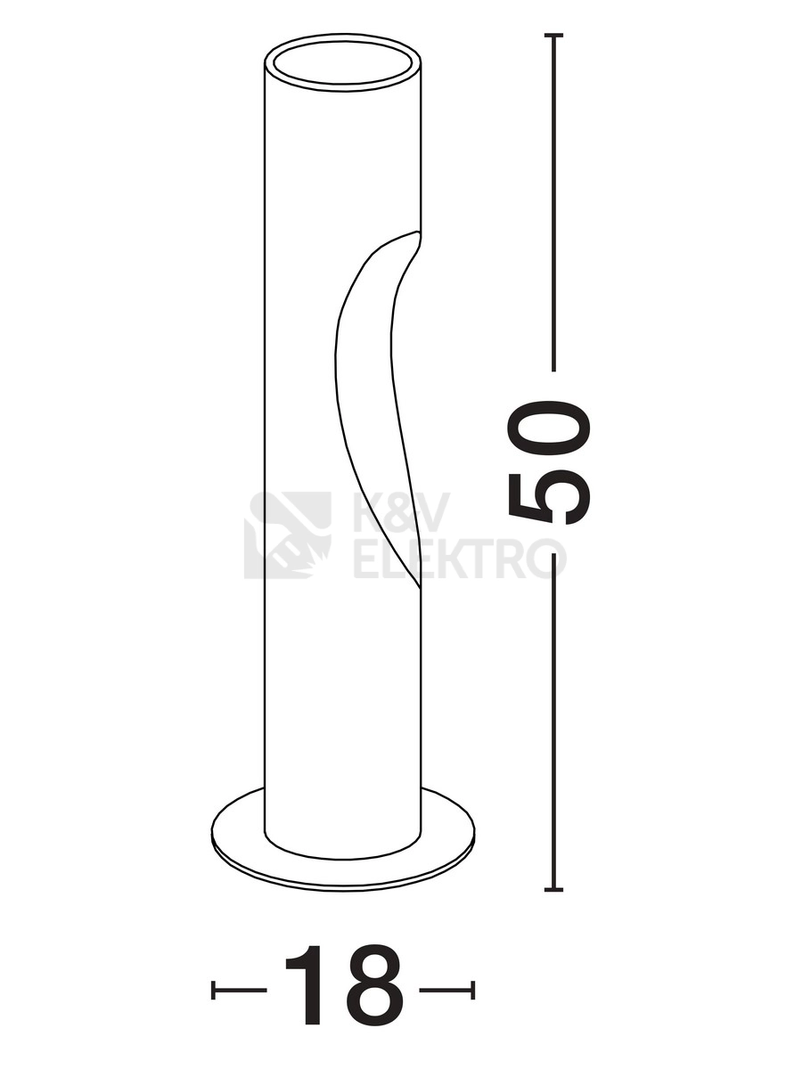 Obrázek produktu Sloupkové LED svítidlo NOVA LUCE NODINO 6W 3000K IP65 9186705 4