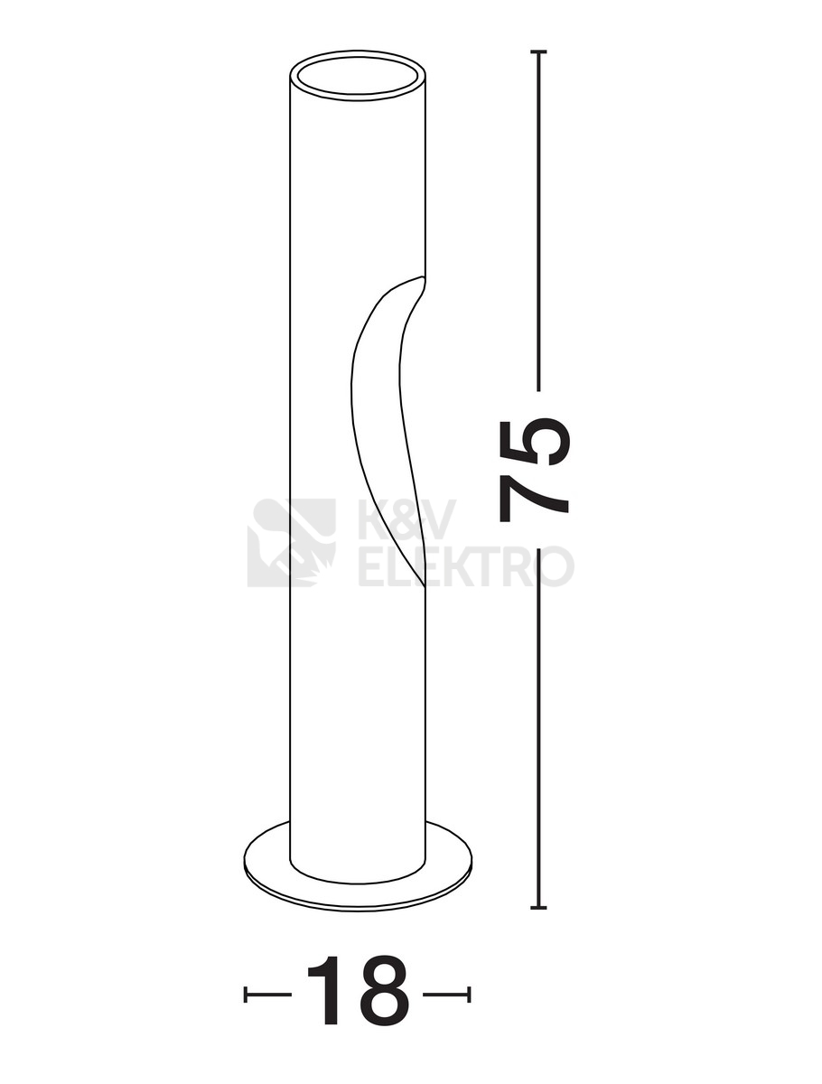 Obrázek produktu Sloupkové LED svítidlo NOVA LUCE NODINO 6W 3000K IP65 9186706 4