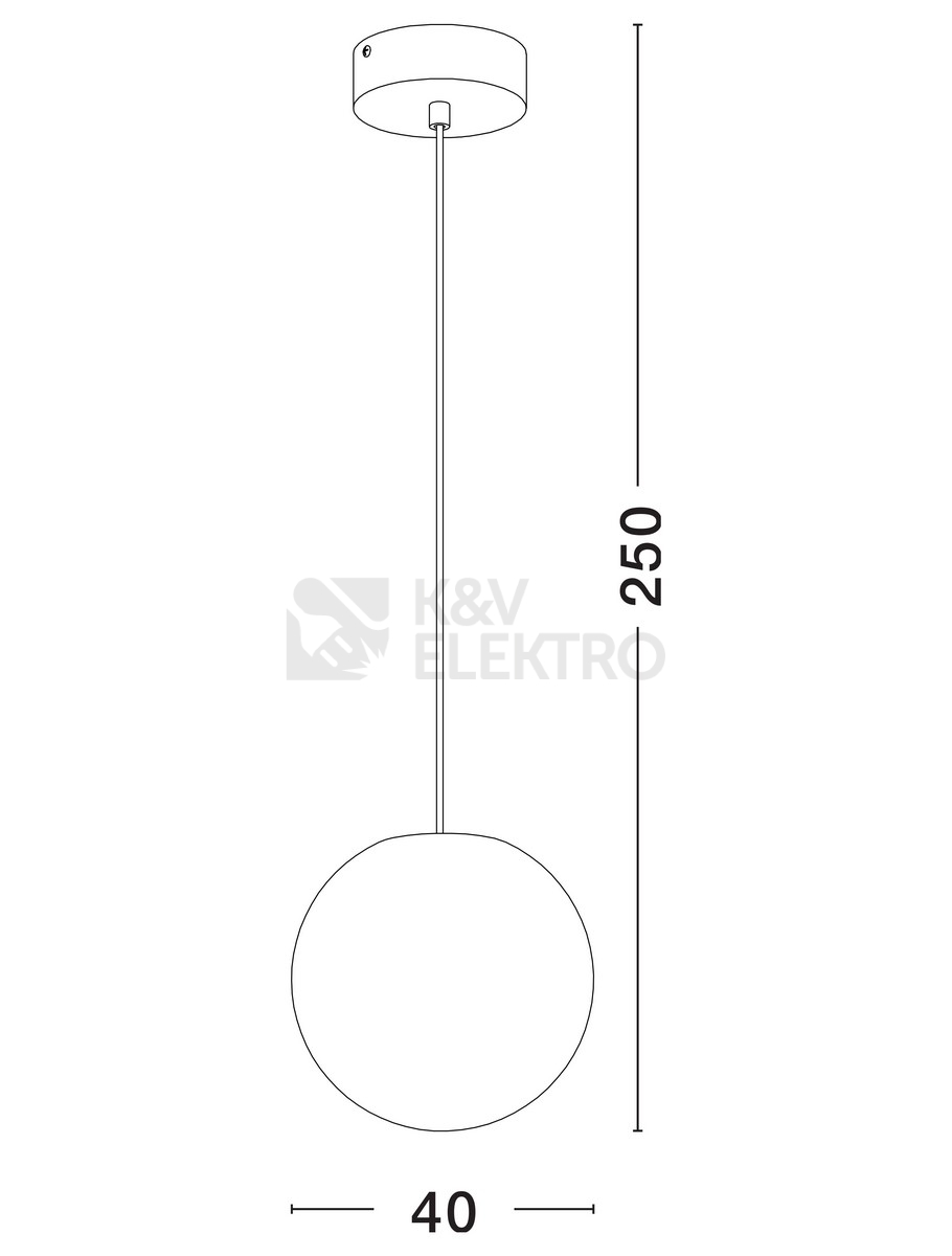 Obrázek produktu Závěsné svítidlo NOVA LUCE MINT E27 12W IP65 9186713 bez žárovky 5
