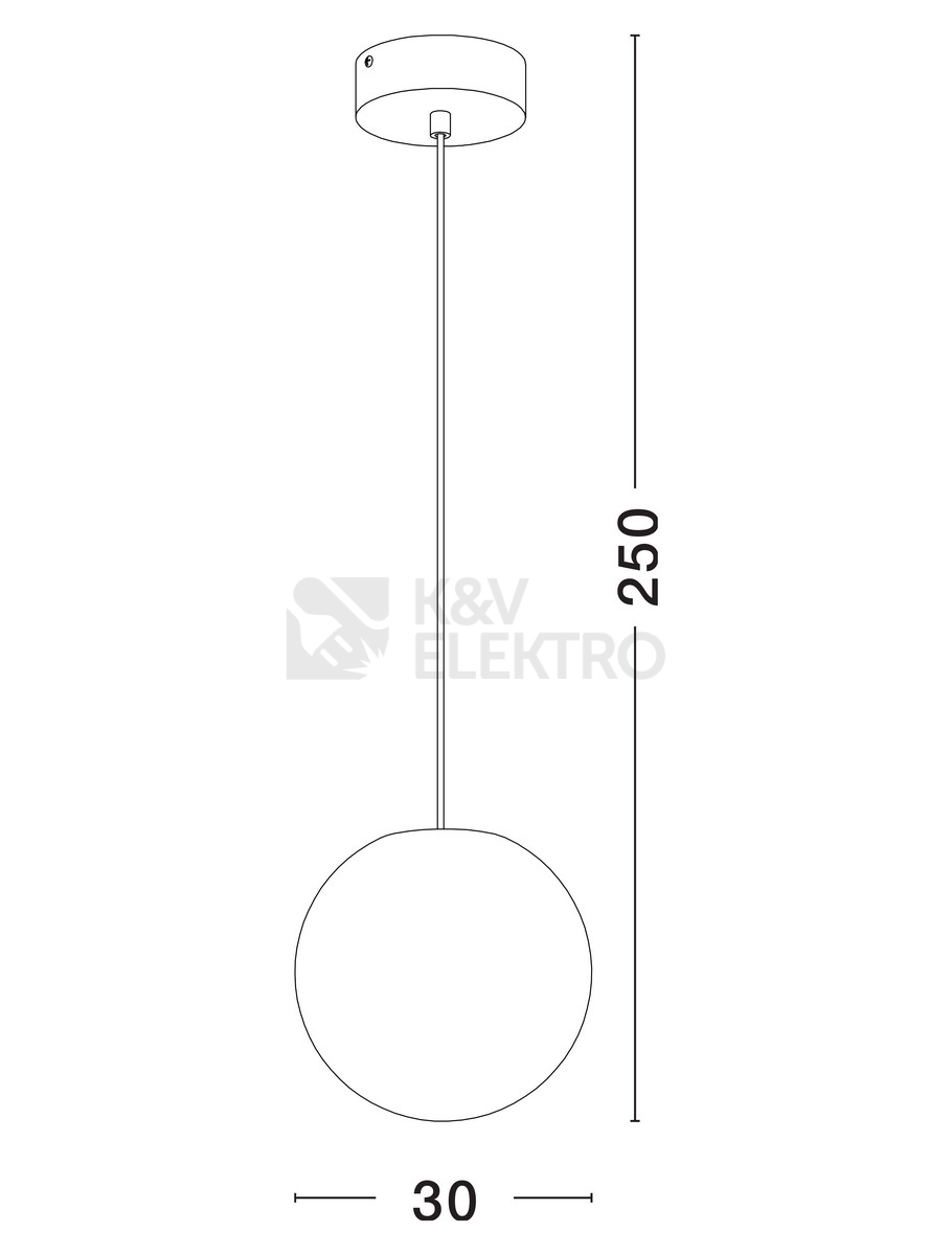 Obrázek produktu Závěsné svítidlo NOVA LUCE MINT E14 5W IP65 9186714 bez žárovky 5