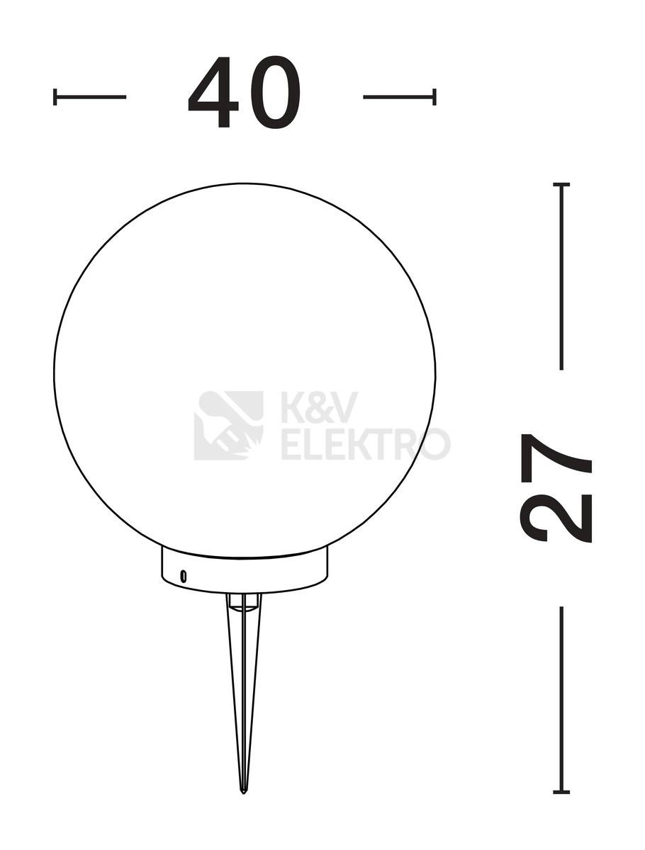 Obrázek produktu Zapichovací svítidlo NOVA LUCE METRO E27 12W IP65 9186716 bez žárovky 4