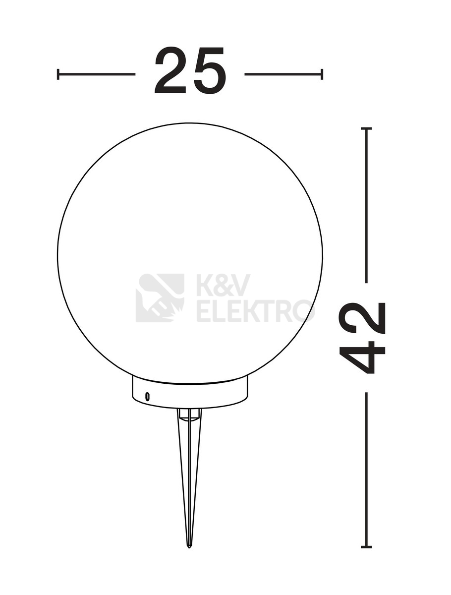 Obrázek produktu Zapichovací svítidlo NOVA LUCE METRO E14 5W IP65 9186718 bez žárovky 5