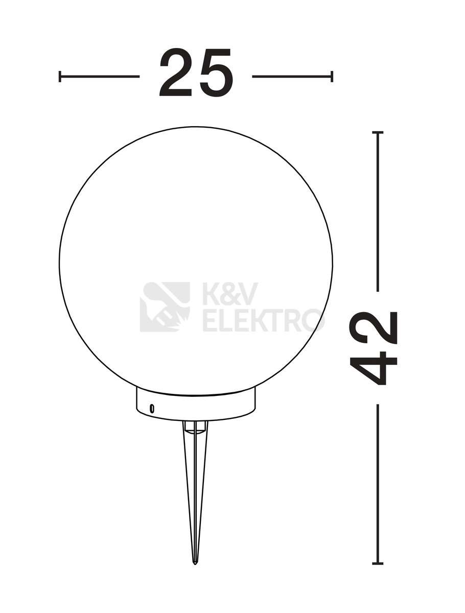 Obrázek produktu Zapichovací svítidlo NOVA LUCE METRO E14 5W IP65 9186718 bez žárovky 5