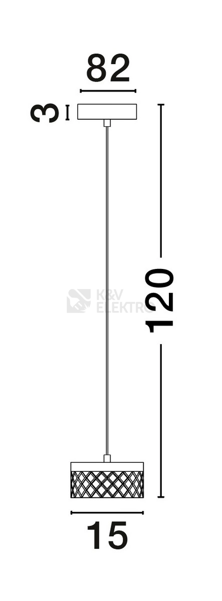 Obrázek produktu Závěsné LED svítidlo NOVA LUCE BION 6W 3000K 9186941 6