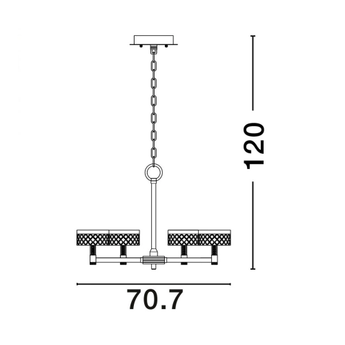 Závěsné LED svítidlo NOVA LUCE BION 38W 3000K 9186944 (obrázek 7)