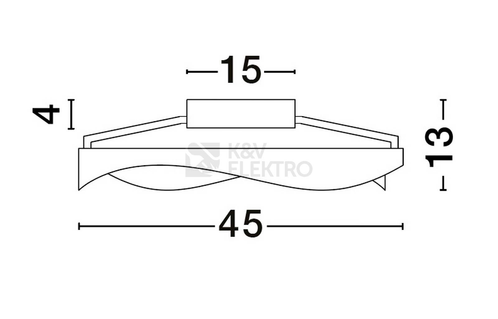 Obrázek produktu Stropní LED svítidlo NOVA LUCE RADON 40W 3000K 9186950 stmívatelné Triac 7