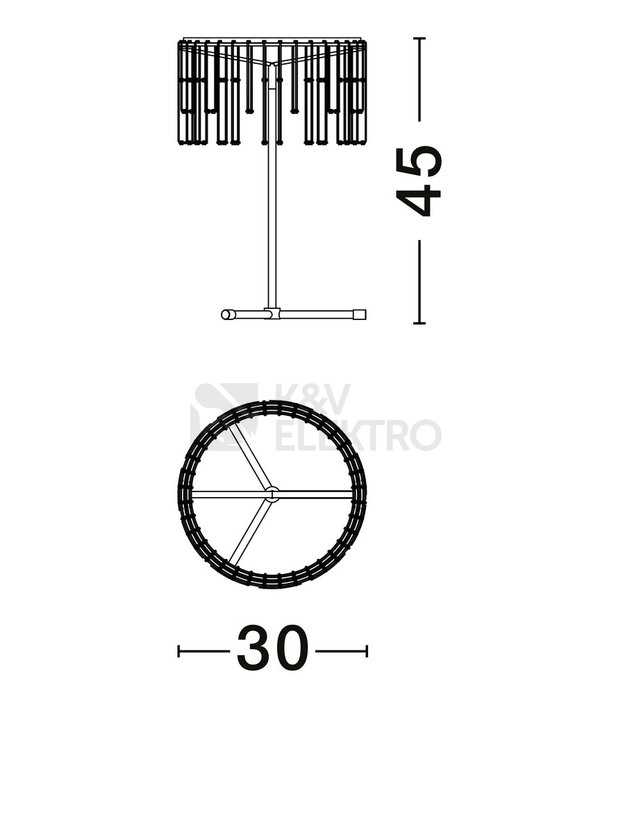Obrázek produktu Stolní LED lampa NOVA LUCE STELLAR 16W 3000K 9186980 dotykově stmívatelné 5