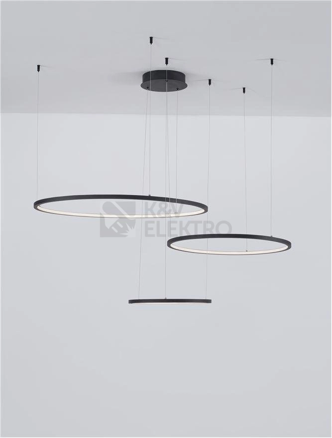 Obrázek produktu Závěsné LED svítidlo NOVA LUCE PURPLE 80W 3000K 9210312 stmívatelné Triac 2