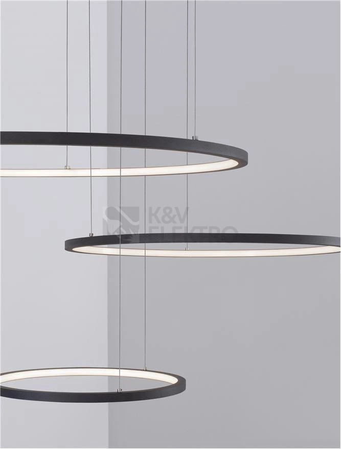 Obrázek produktu Závěsné LED svítidlo NOVA LUCE PURPLE 80W 3000K 9210312 stmívatelné Triac 6