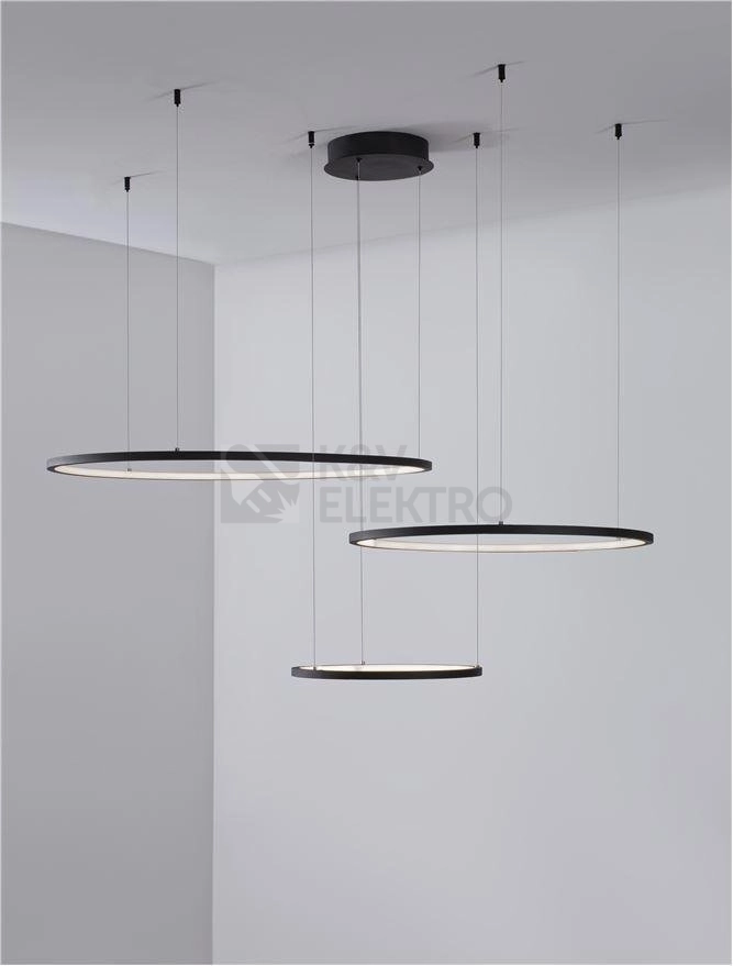 Obrázek produktu Závěsné LED svítidlo NOVA LUCE PURPLE 80W 3000K 9210312 stmívatelné Triac 7