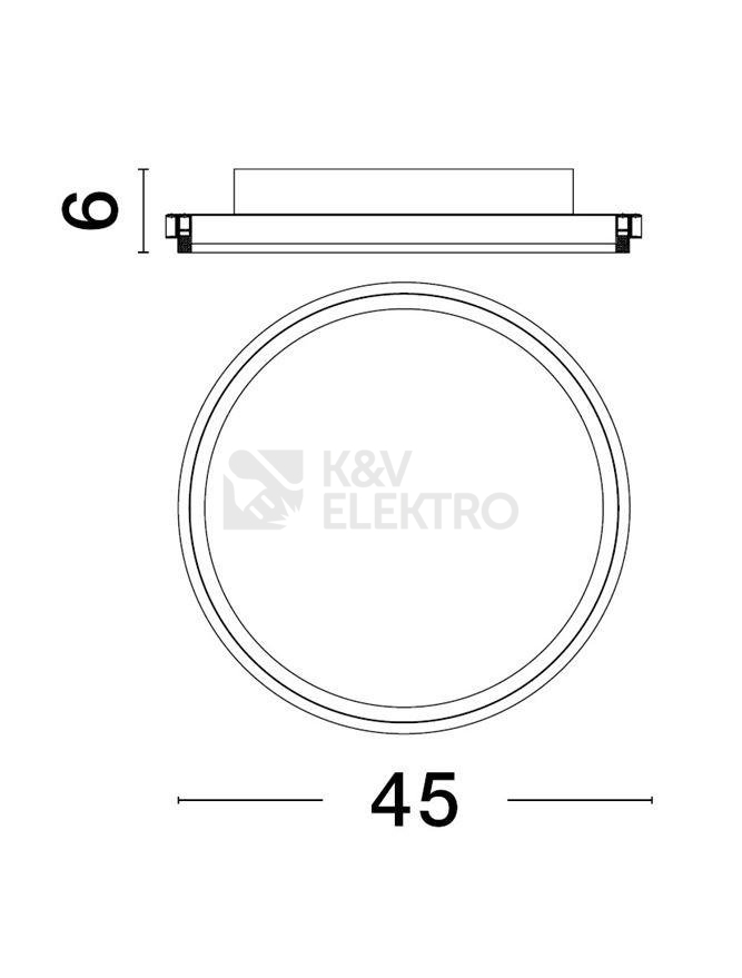 Obrázek produktu Stropní LED svítidlo NOVA LUCE WILLOW 38W 3000K 9212911 2