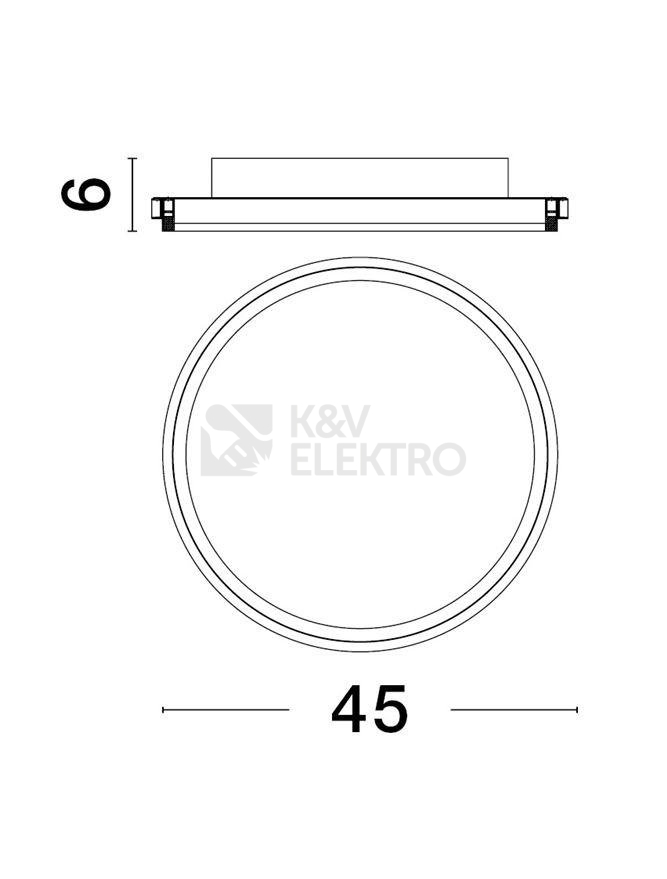 Obrázek produktu Stropní LED svítidlo NOVA LUCE WILLOW 38W 3000K 9212912 2