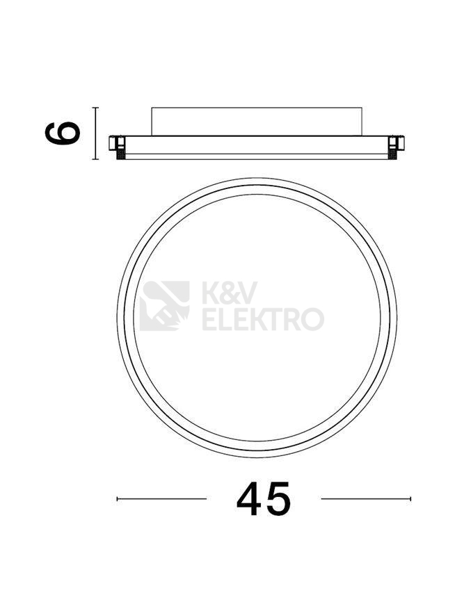 Obrázek produktu Stropní LED svítidlo NOVA LUCE WILLOW 38W 3000K 9212913 2