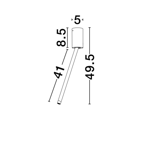 Stropní LED svítidlo NOVA LUCE ORNOS 4W 3000K 9232140 (obrázek 5)