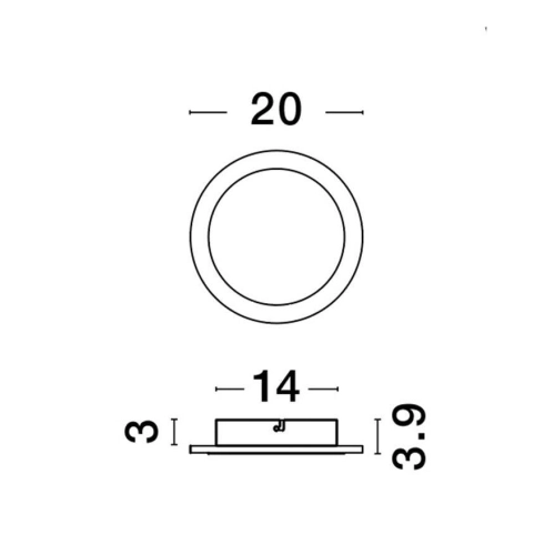 Nástěnné LED svítidlo NOVA LUCE NEVO 12W 3000K 9248160 (obrázek 6)