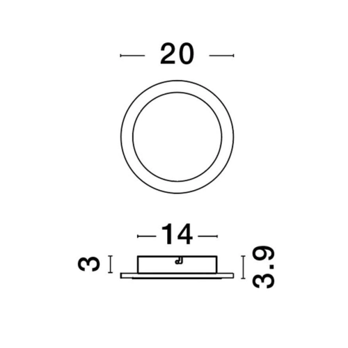 Nástěnné LED svítidlo NOVA LUCE NEVO 12W 3000K 9248161 (obrázek 6)
