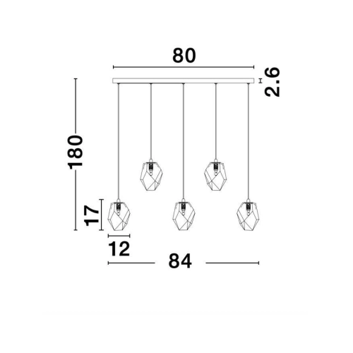 Závěsné svítidlo NOVA LUCE ICE G9 9260235 bez žárovky (obrázek 8)