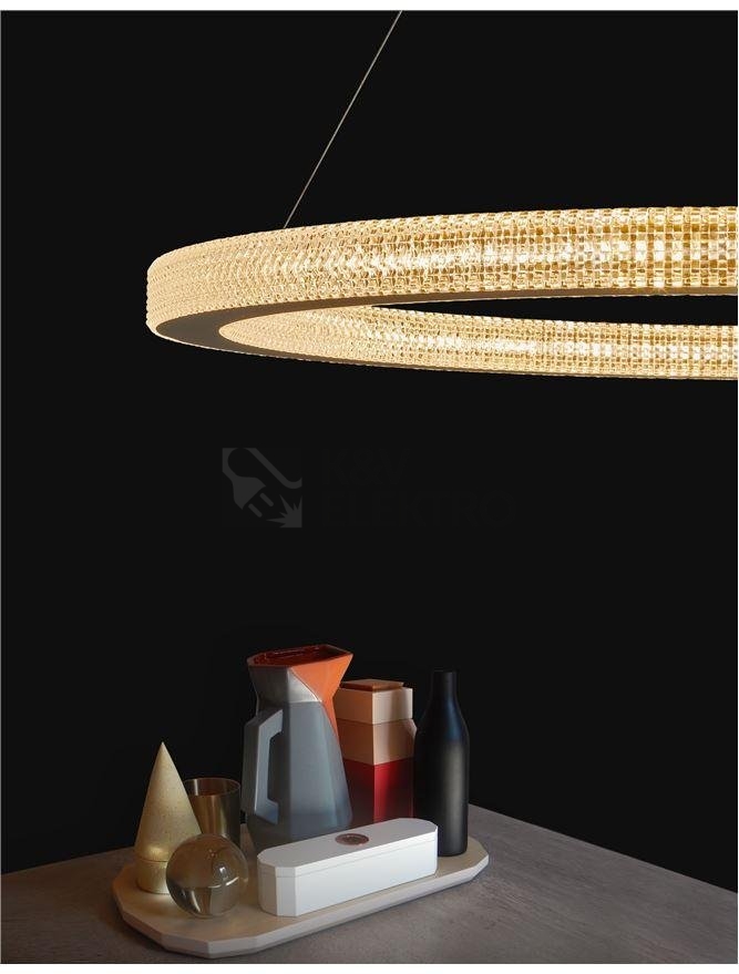 Obrázek produktu Závěsné LED svítidlo NOVA LUCE FIORE 80W 3000K 9285810 stmívatelné Triac 1