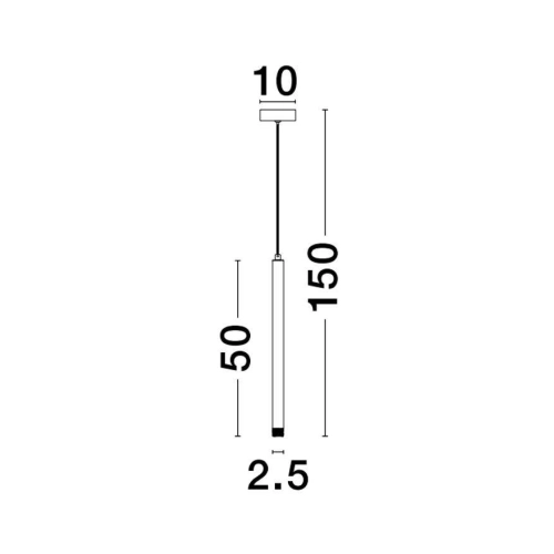 Závěsné LED svítidlo NOVA LUCE TRIMLE 3W 3000K 9287918 (obrázek 3)