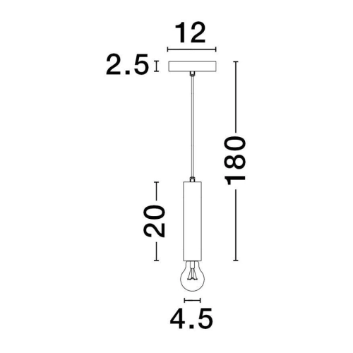 Závěsné svítidlo NOVA LUCE NORWAY E27 9287946 bez žárovky (obrázek 3)