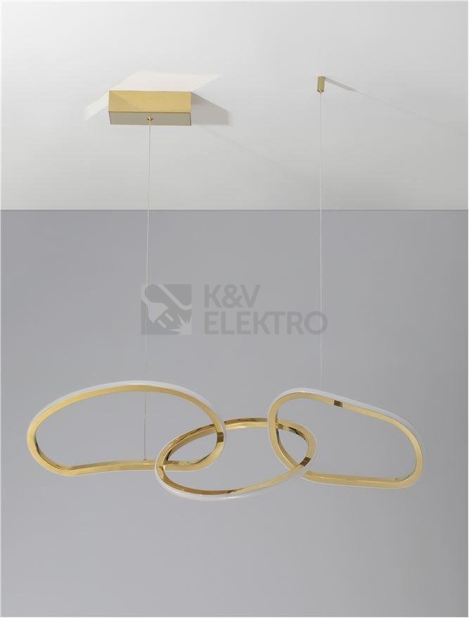 Obrázek produktu Závěsné LED svítidlo NOVA LUCE GIRISH 41W 3000K 9248110 stmívatelné Triac 4