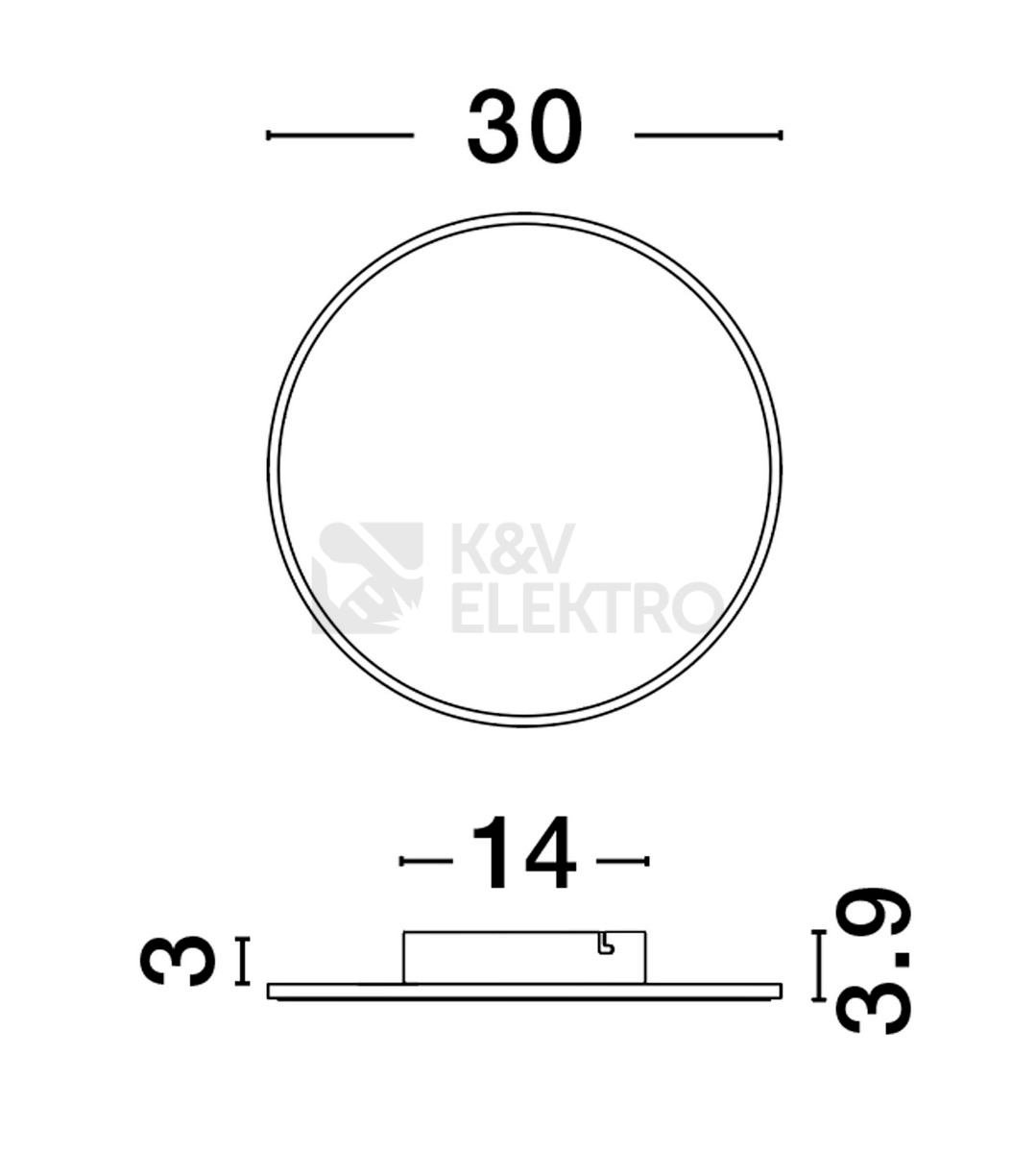Obrázek produktu Nástěnné LED svítidlo NOVA LUCE NEVO 20,5W 3000K 9248150 2