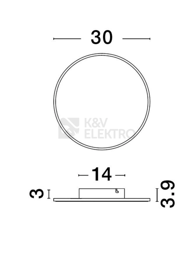 Obrázek produktu Nástěnné LED svítidlo NOVA LUCE NEVO 20,5W 3000K 9248157 4